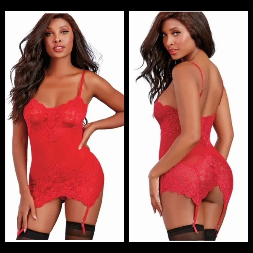 Ruby Red Chemise